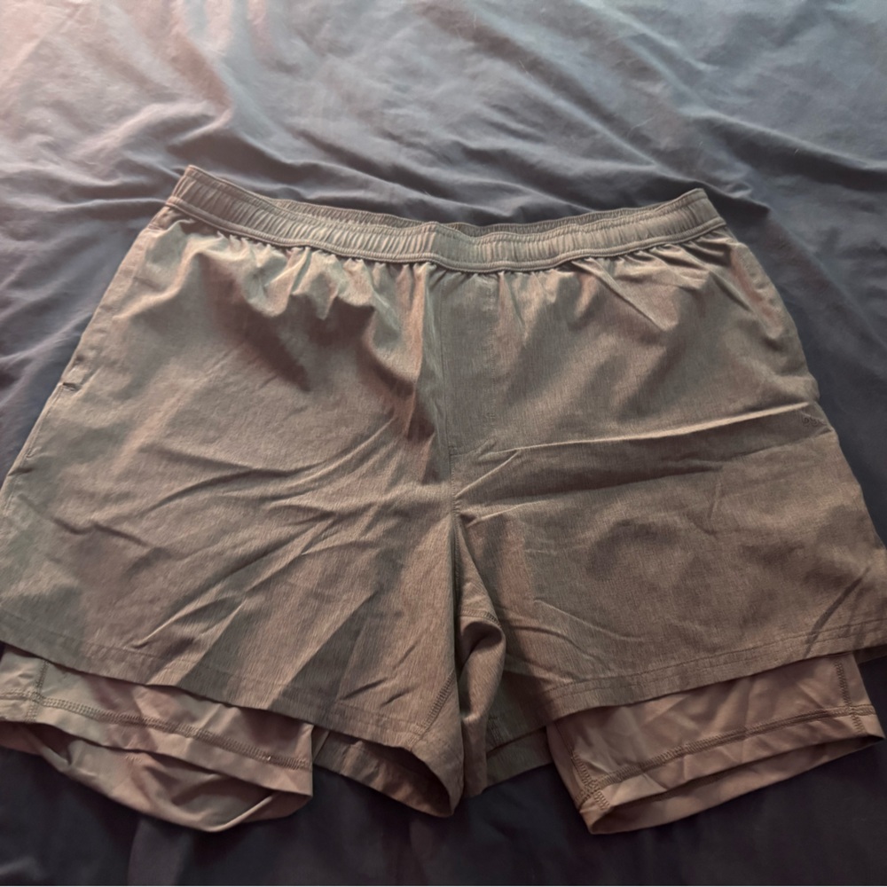 Men’s grey athletic running shorts by DSG barely worn